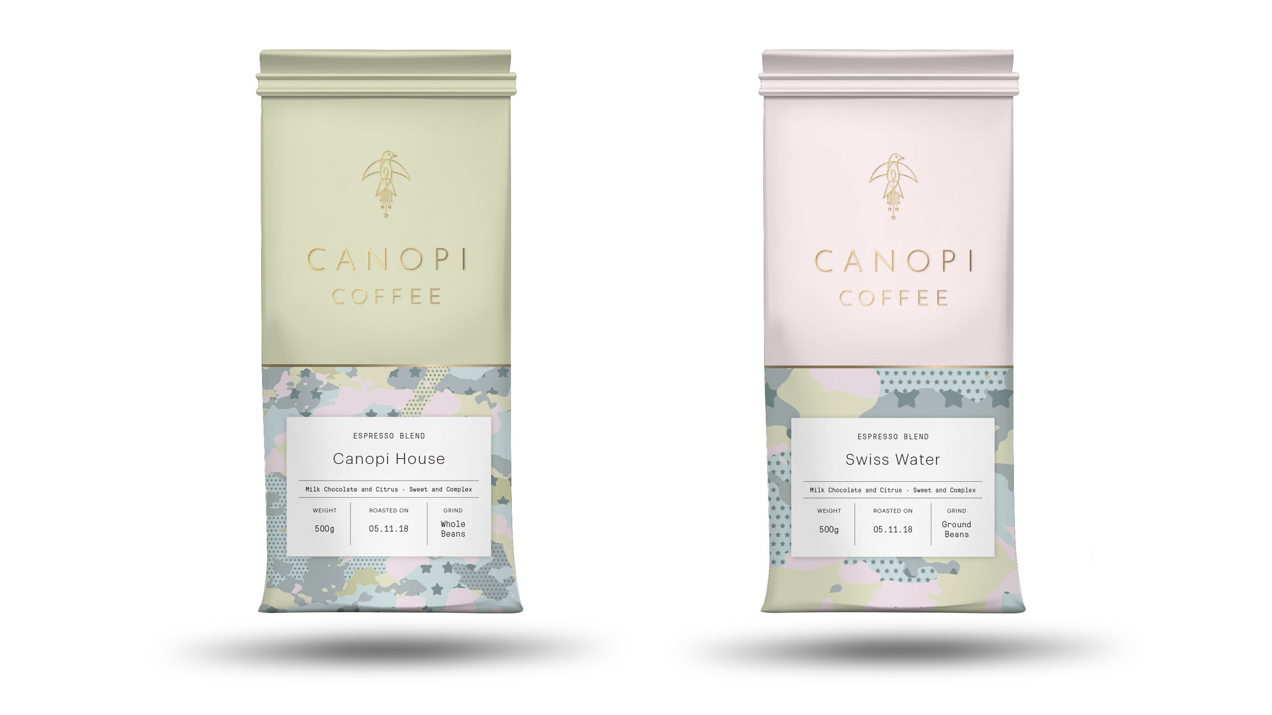 Canopi Coffee packaging